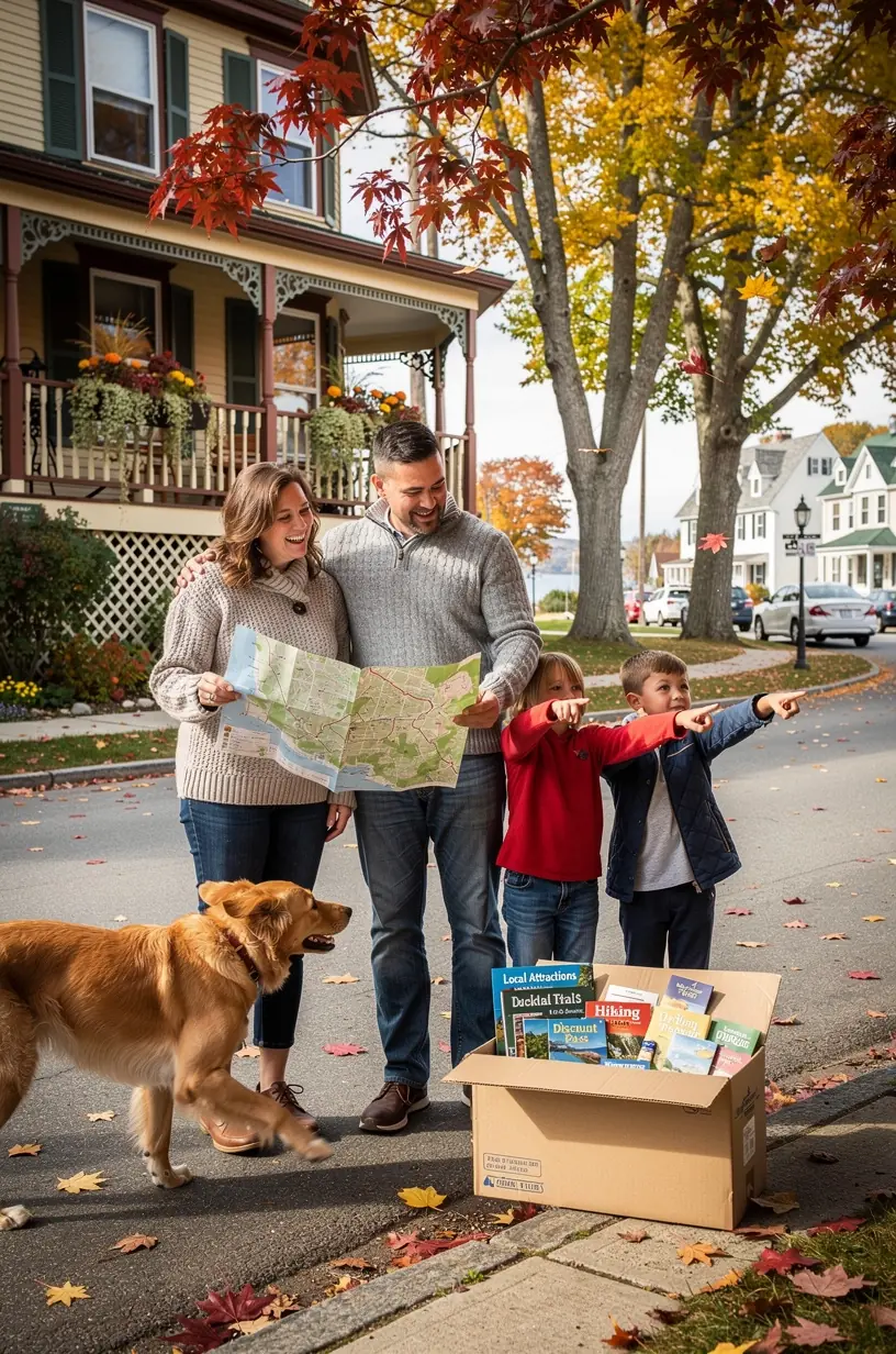 Набор для автопутешествия по побережью с физическими картами и эксклюзивными предложениями.